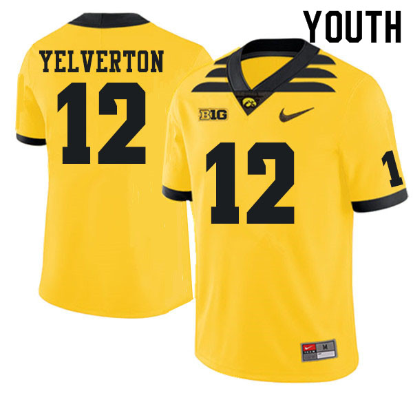 Iowa Hawkeyes Nike Youth Ortwerth Black Jersey